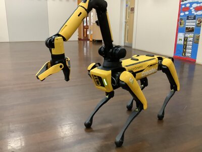 Image of Year 6: Robotic Dog Visit