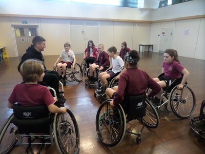 Image of Year 4 and 6: Wheelchair Basketball